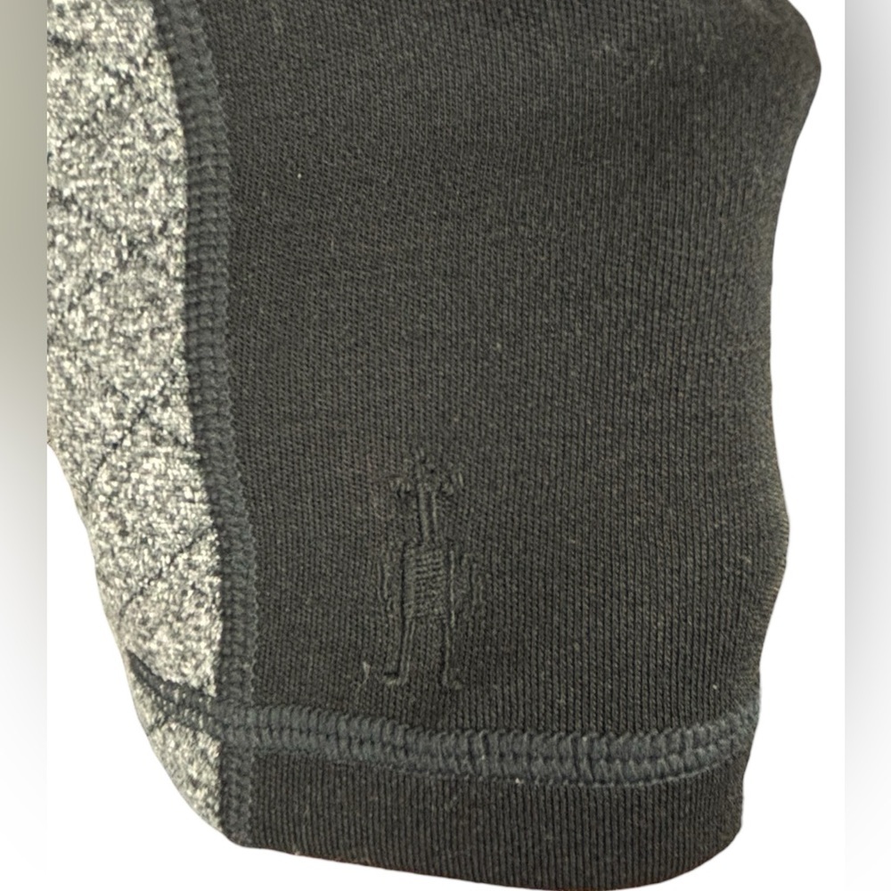 Smartwool Diamond Peak Quilted Black Gray Dress Pockets Outdoor Size L - Picture 6 of 9
